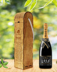 Custom Made Laser Cut & Engraved Carry Rope Handle Wooden Wine Box, Personalised Plywood/ MDF Name/ Logo Wedding, Birthday, Corporate Wine Bottle Gift Boxes