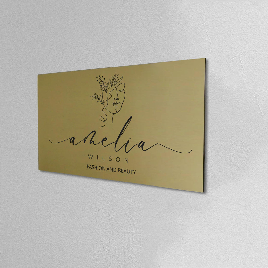 Personalised Acrylic Company Room Name Sign, Office Door Number, Business Wall Plate, Custom Professional Plaque Studio Title Banner Signage