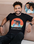 Customise Your Own Photo Unisex T-shirt - Retro Vintage Style