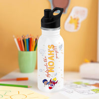 Personalised 500ml Stainless Steel Kid Water Bottle, Custom UV Print Logo Preschool/ Sport/ Daycare Travel Tumbler, Corporate/ Birthday Gift