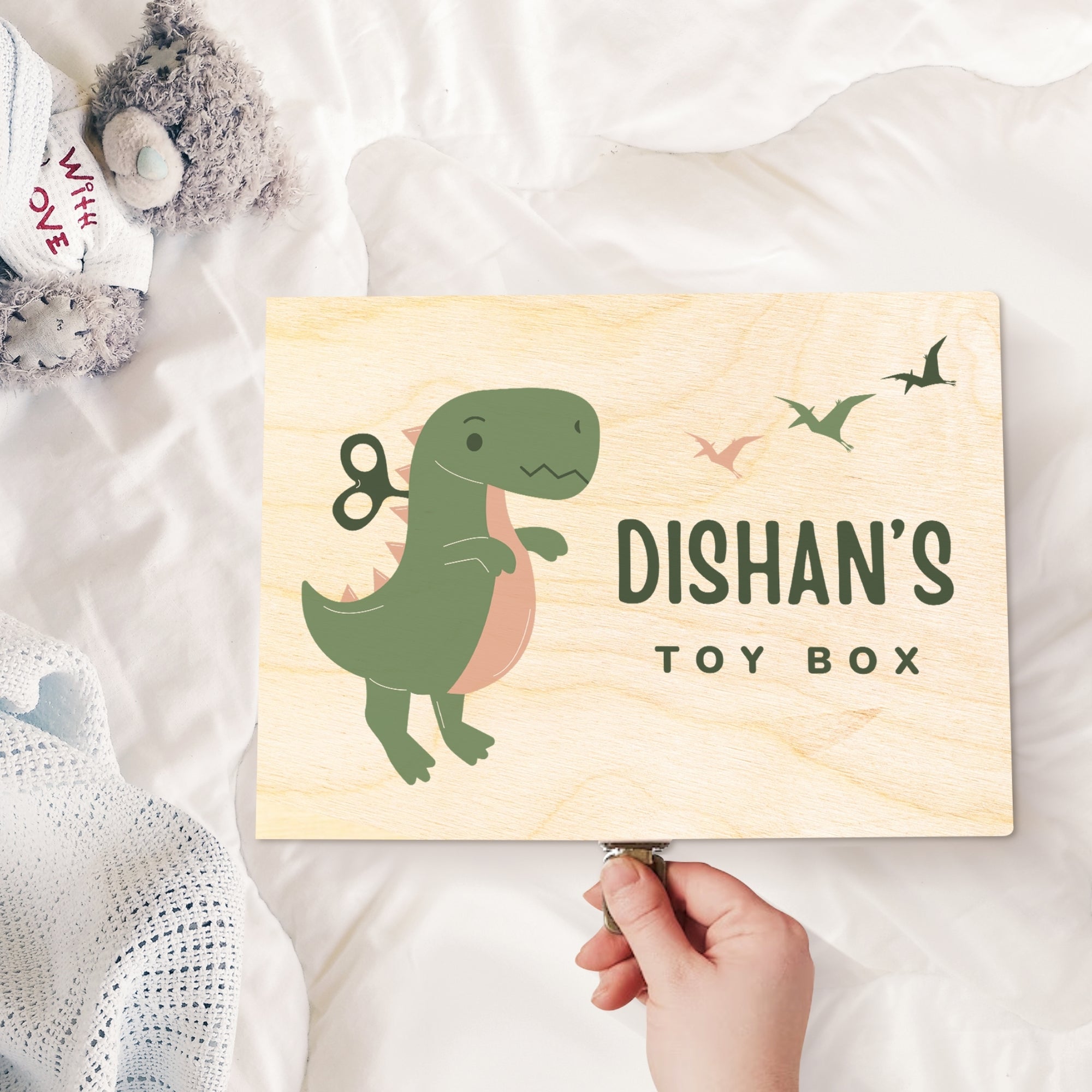 Personalised Baby Boy Wooden Keepsake Box, Custom UV Printed Engraved Pine Memory Boxes, Treasure Storage Nursery First Birthday Shower Gift