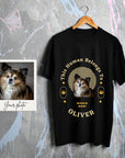 Customise Your Pet Photo Unisex T-shirt, Personalised Name This Human belongs To Dog Lover Shirt, Cat Image Custom T Shirt, Personalised Tee Shirts Birthday Gift