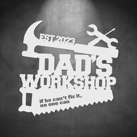 Personalised Garage Shed Sign, Custom Laser Cut Wall Art, Stylish Home Decor, Mechanic Workshop, Handyman Tools Signage, Dad Man Cave Plaque