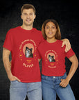 Customise Your Pet Photo Unisex T-shirt - This Human Belongs To