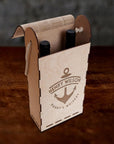 Custom Made Laser Cut & Engraved Carry Rope Handle Double Wooden Wine Box, Personalised Plywood/ MDF Name/ Logo Wedding, Birthday, Corporate Wine Bottle Gift Boxes