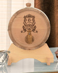 Custom Engraved Wine/ Whiskey Wooden Pine Barrel – 5L
