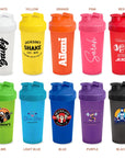 Personalised 600ml Protein Shaker & Mixing Ball, Custom Print Logo Sport Travel Drinking Bottle, Gym Lover Blender, Work Out Corporate Gift