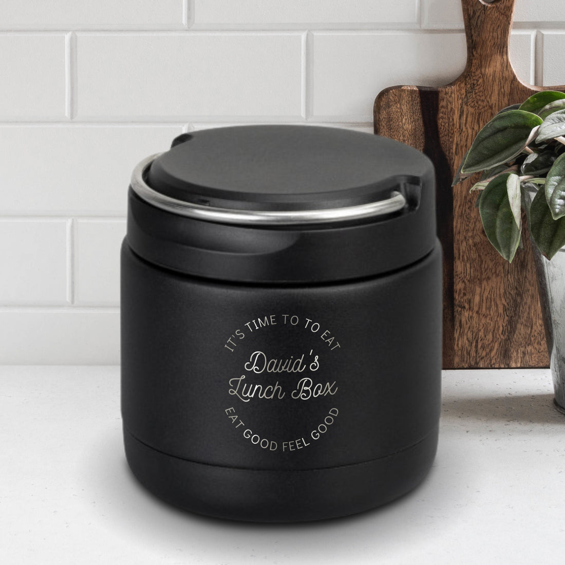 Personalised Stainless Steel Vacuum Food Jar, Personalised Lunch Box, Custom Engraved Thermal Flask, Mother Father Day's Present, Kid Snack Thermos Storage, Container, Logo Branding Corporate Gift