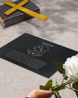 Personalised Memorial Rectangle Slate Sign, Custom Engraved In Loving Memory Garden Stone, Funeral Cemetery Plaque, Loss of Love Ones Gift