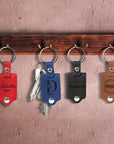 Personalised Photo & Message Leather Keychain, Customised Key Tag, Drive Safe Keyrings, Groomsman, Mom Dad, Corporate Gift , Wedding Favours