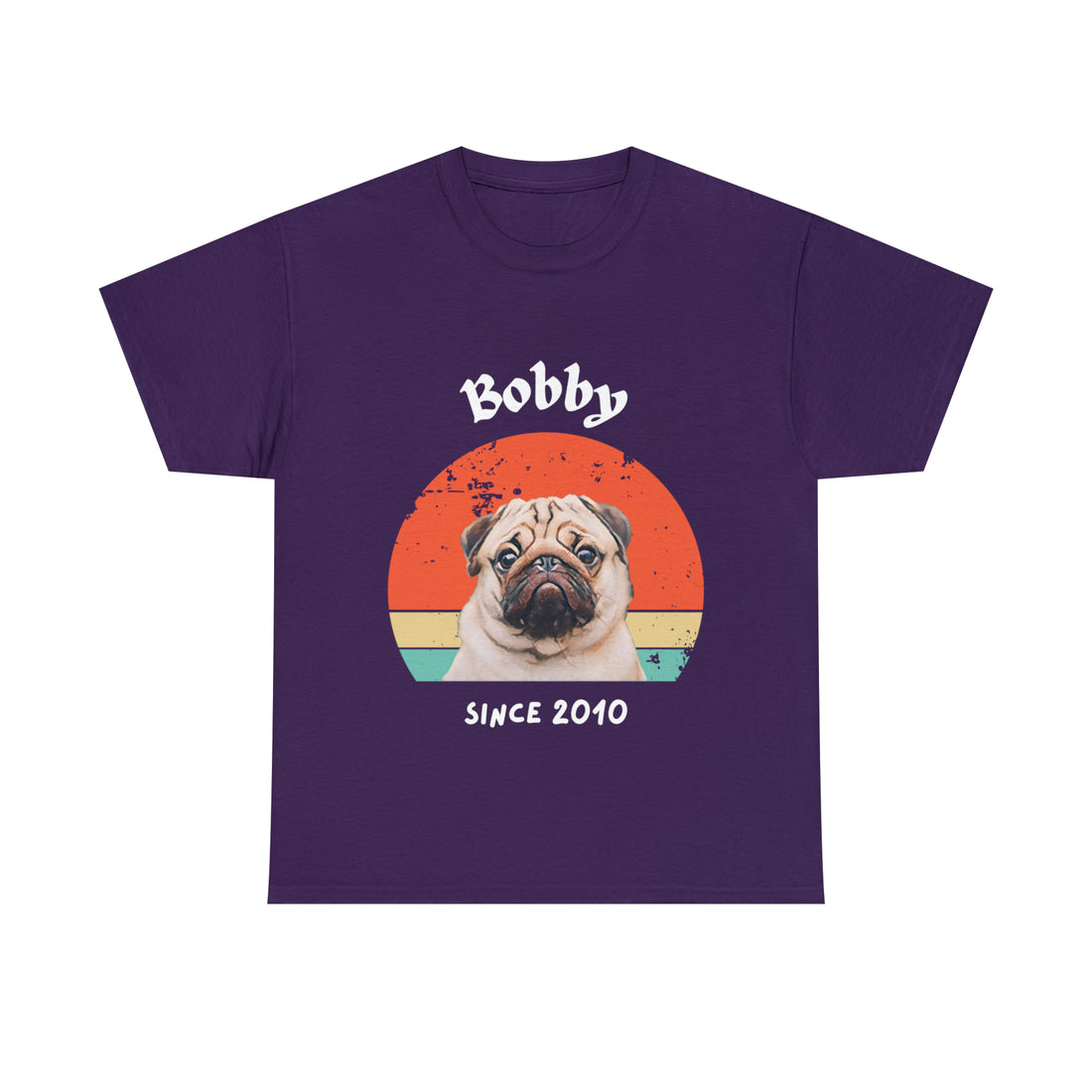 Customise Your Pet Photo Unisex T-shirt Retro Vintage Style, Dog Lover Shirt, Cat Image Custom T Shirt, Personalised Tee Shirts Birthday Gift