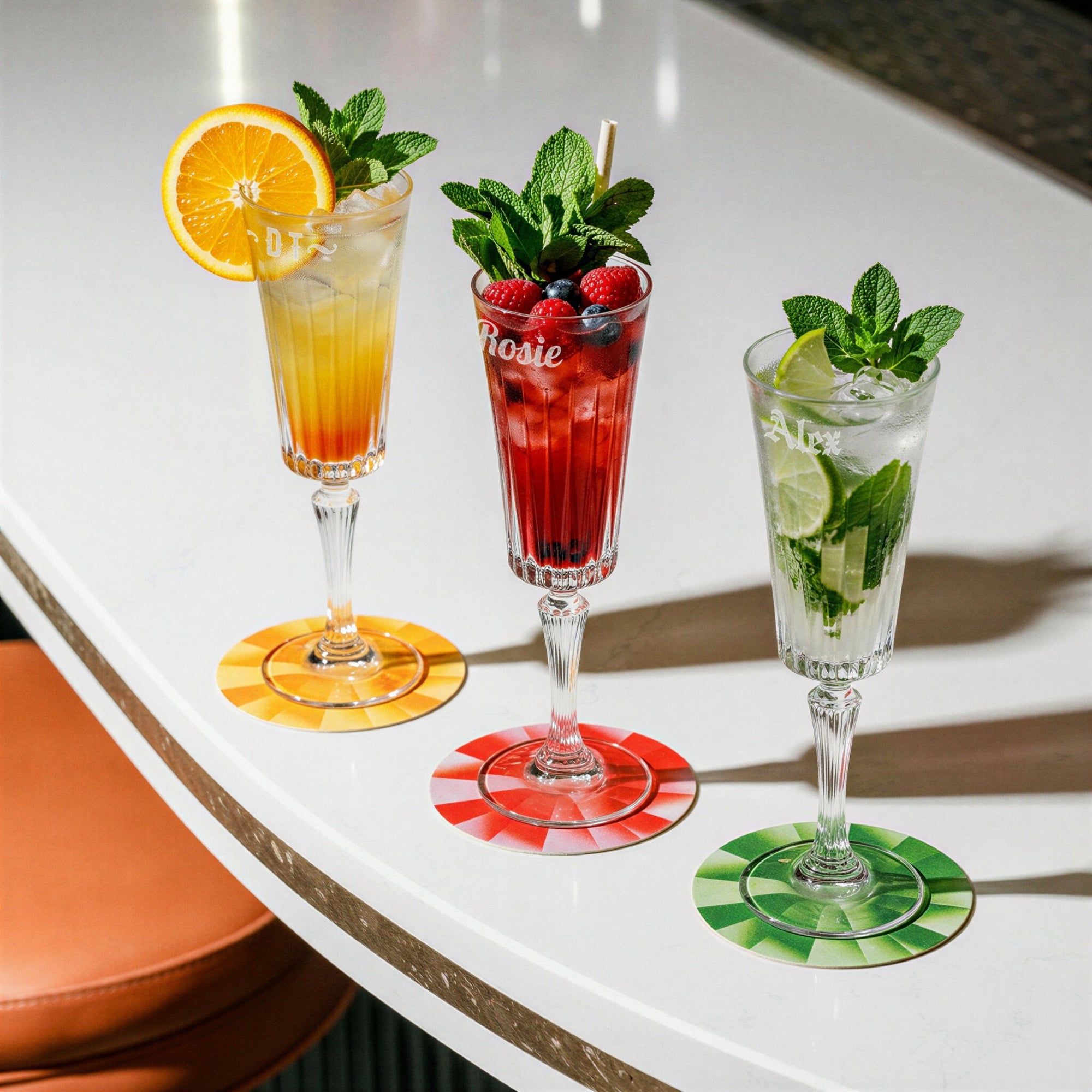 Personalised Engraved 210ml Italian Crystal Timeless Champagne Flute