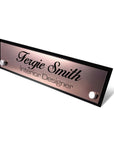 Custom Engraved Standoffs Acrylic Desk Name Plate, Personalised Professional New Job Title Sign, Office Accessory, Title Banner, Job Role Quote Plaque