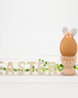 Personalised Wooden Easter Bunny Cup, Custom Engraved Rabbit Egg Shot Holder, First Birthday Baby Christian Baptism Keepsake, Christmas Gift