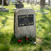 Personalised Photo Memorial Slate Sign Custom Print In Loving Memory Garden Stone Funeral Cemetery Plaque Display Pet Loss of Love Pray Gift