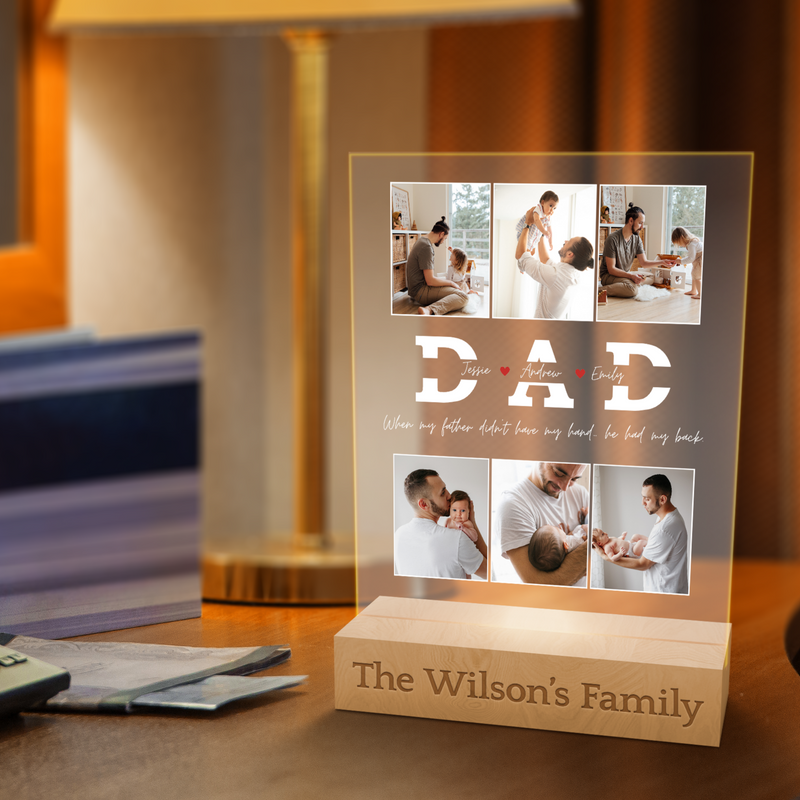 Personalised LED Night Lights | Custom Acrylic LED Lights | Yoonek Gifts