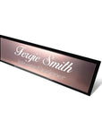 Custom Engraved Acrylic Desk Name Plate, Personalised Professional New Job Title Sign, Office Accessory, Title Banner, Job Role Quote Plaque