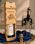 Personalised Wooden Display Wine Box