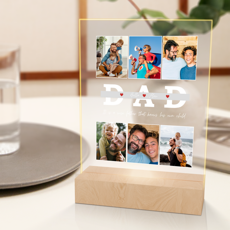Personalised LED Night Lights | Custom Acrylic LED Lights | Yoonek Gifts