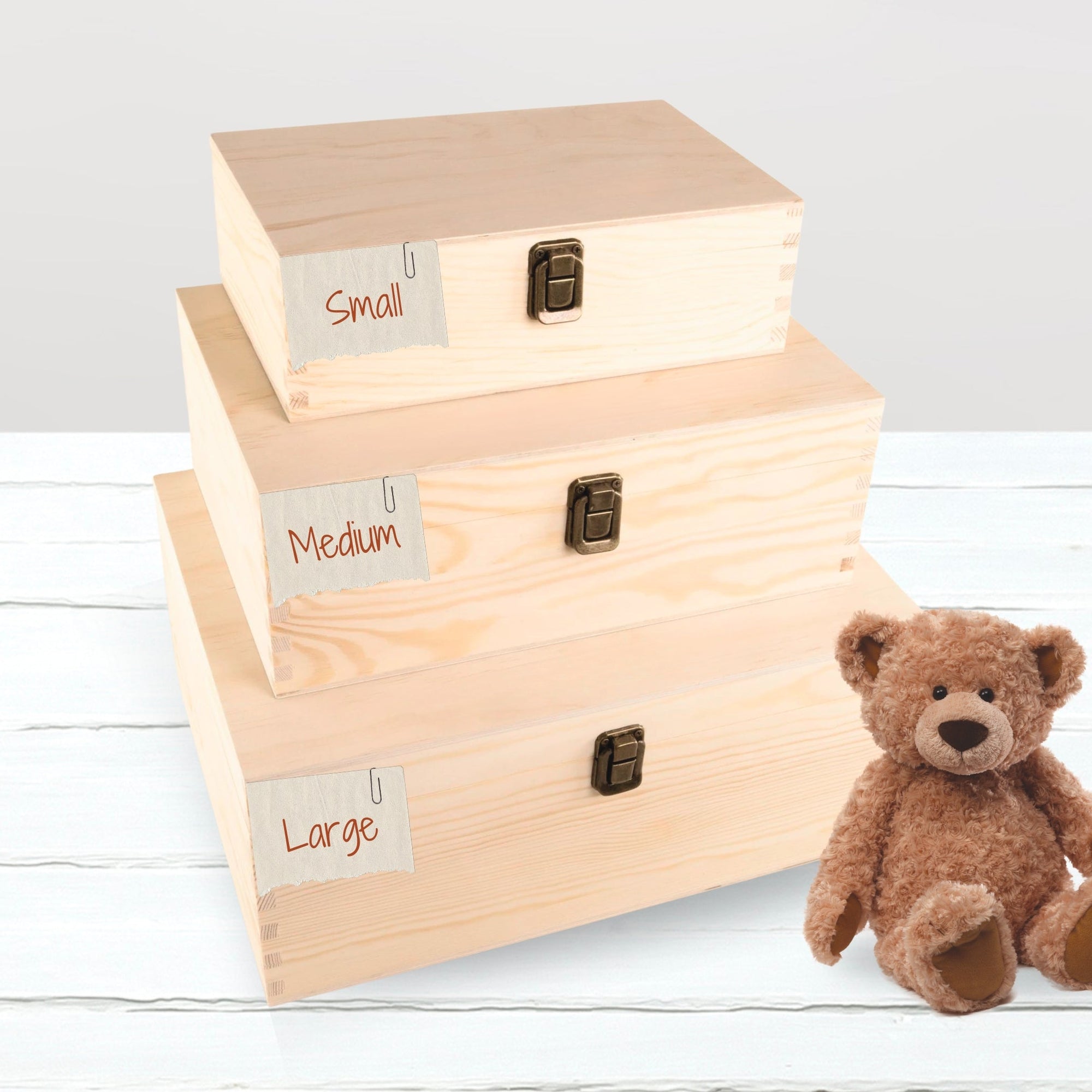 Personalised God Bless Baby Photo Wooden Keepsake Box, Custom Floral Memory Boxes Pine Treasure Storage Baptism Christen First Birthday Gift