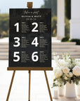 Personalised Wedding Seating Chart Sign, Custom UV Print Guest Plan, Find Table, Take a Seat Mirror Signage, Engagement Birthday Party Decor