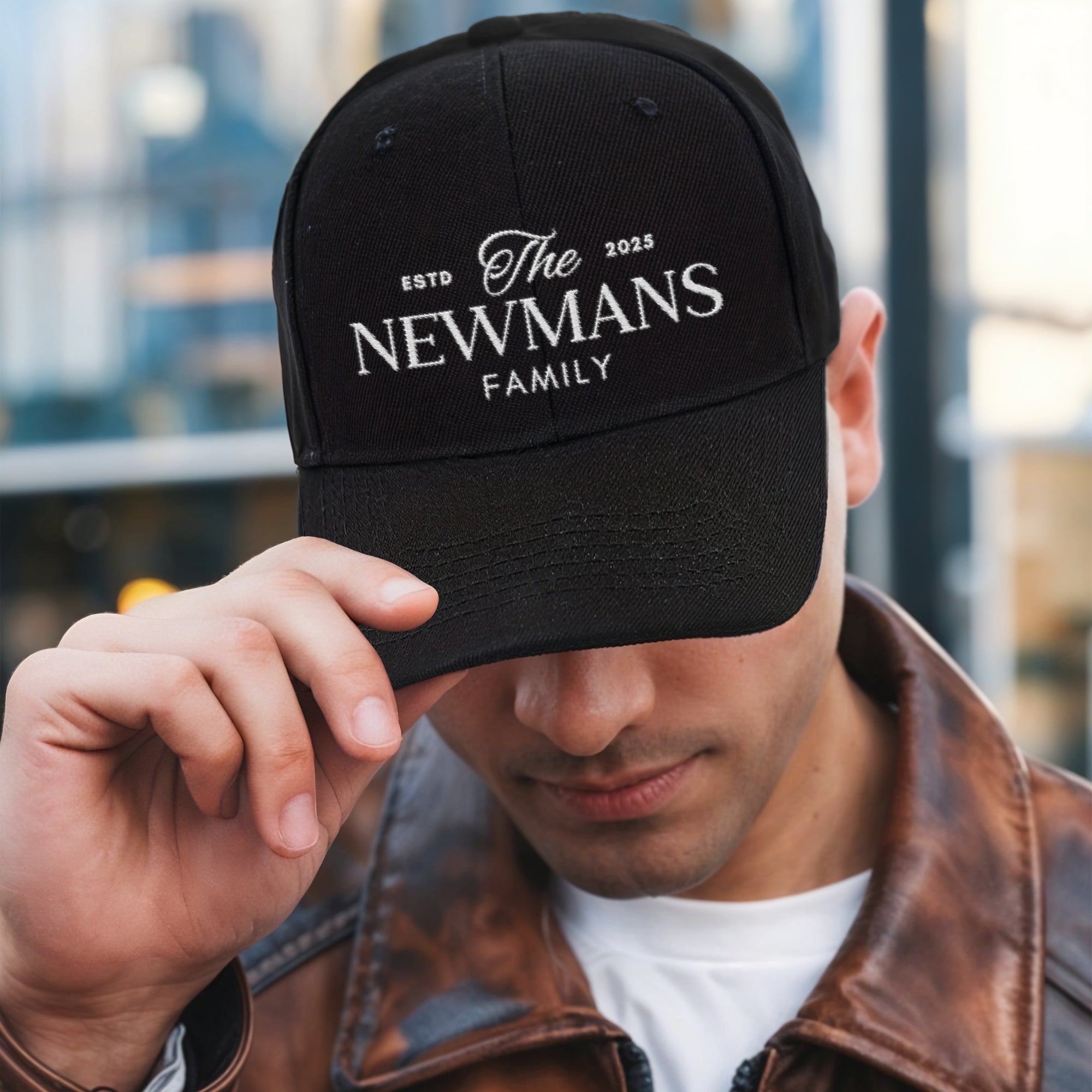 Custom Embroidered Unisex Baseball Cap, Personalised Adjustable Outdoor Casual Travel Breathable Hat, Dad Mom Kid, Christmas, Corporate Gift