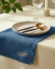 Custom Embroidered Classic Table Placemat, Personalised Guest Name Place Mats Embroidery, Wedding Decor, Kitchen, Dining, Housewarming Gift