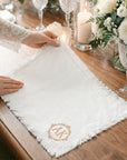 Custom Embroidered Classic Table Placemat, Personalised Guest Name Place Mats Embroidery, Wedding Decor, Kitchen, Dining, Housewarming Gift