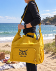 Custom Embroidered Insulated Picnic Cooler Bag & Shoulder Strap, Handles; Personalised Camping, Beach, Boating Trip Concert, Grocery Storage