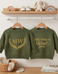 Custom Embroidered Knitted Baby Name Sweater, Personalised Kid Warm Pullover Children Clothing, Christening First Birthday, Baby Shower Gift