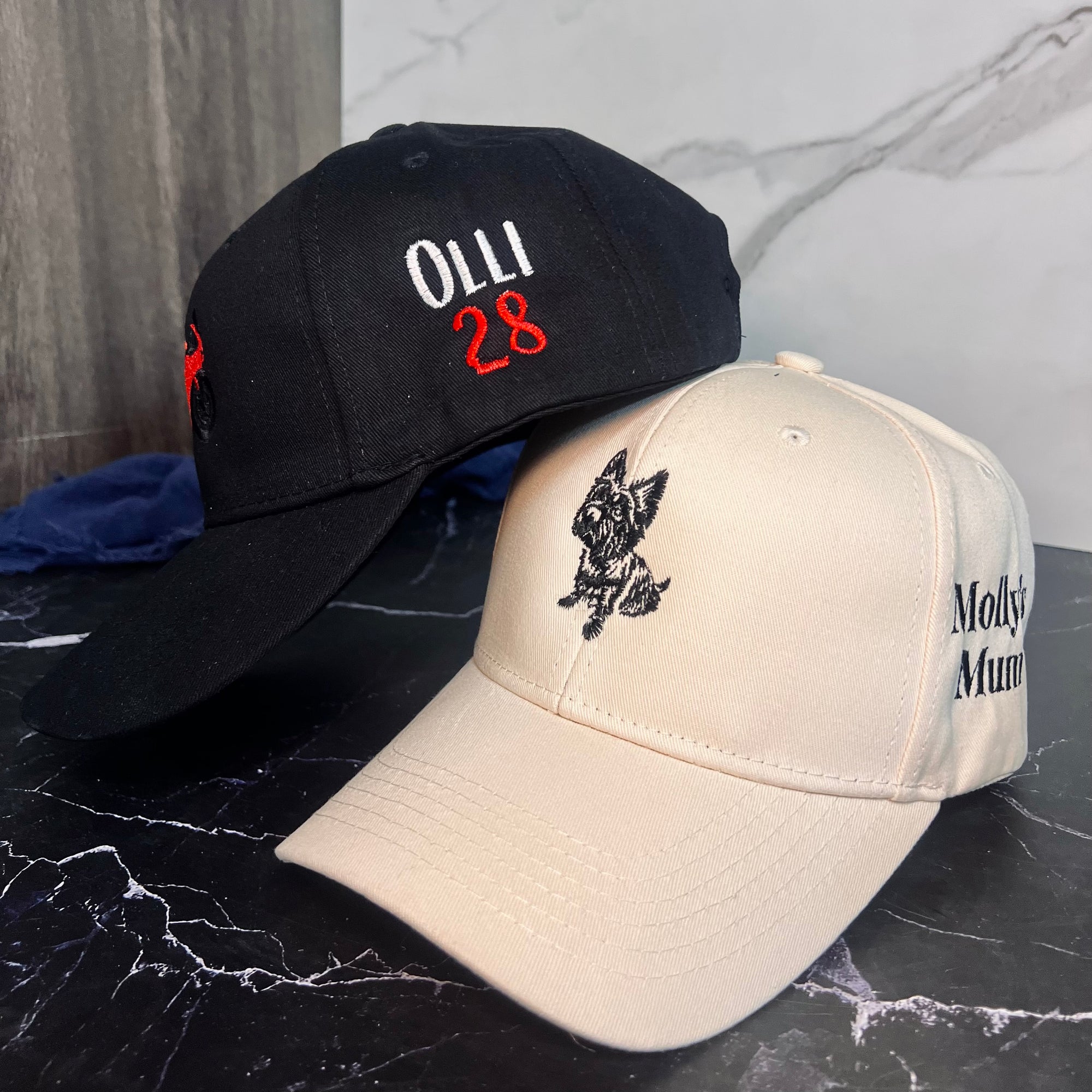 Custom Embroidered Photo Unisex Baseball Cap, Personalised Adjustable Outdoor Casual Breathable Hat, Dad Mom Kid, Christmas, Corporate Gift