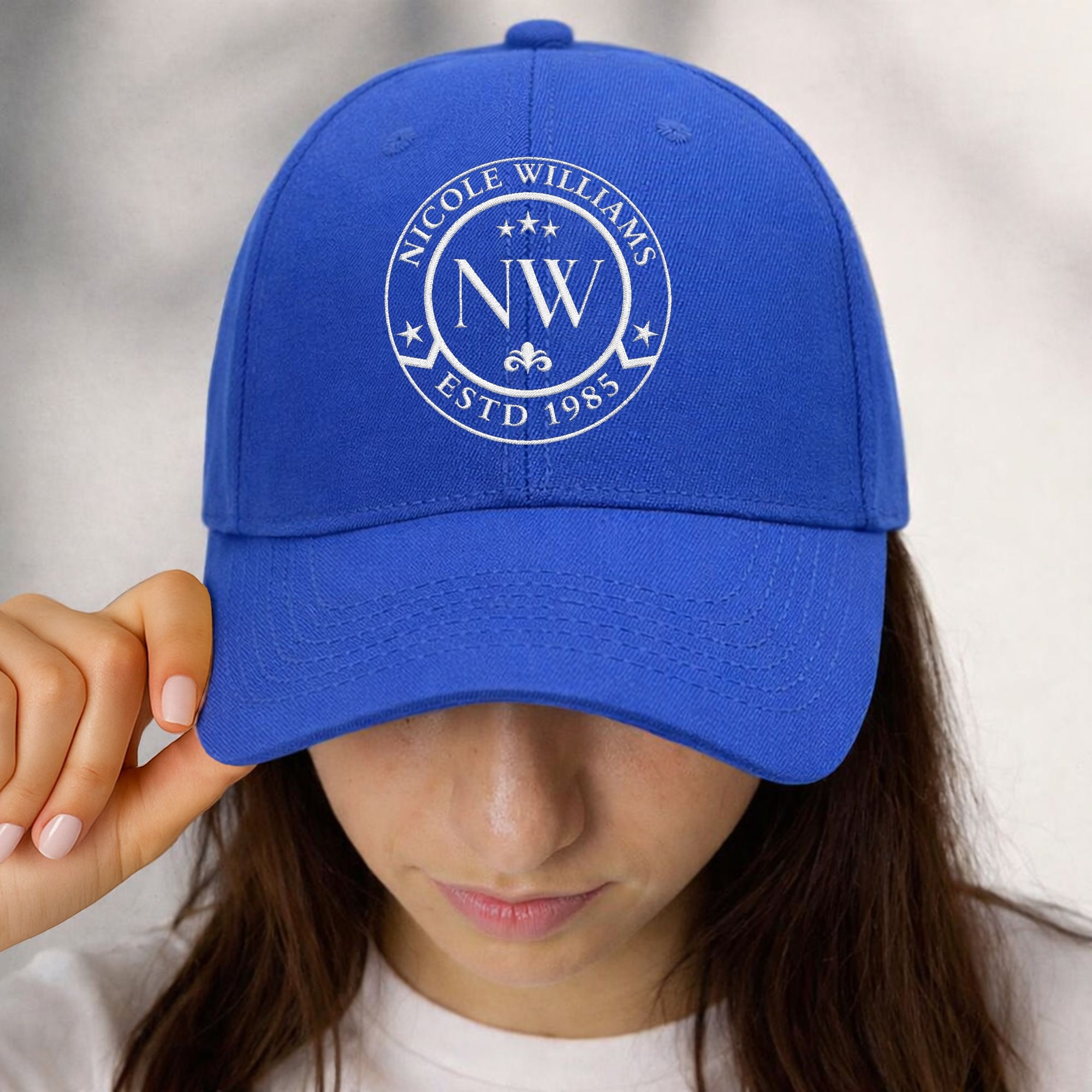 Custom Embroidered Unisex Baseball Cap, Personalised Adjustable Outdoor Casual Travel Breathable Hat, Dad Mom Kid, Christmas, Corporate Gift