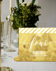 Custom UV Print Acrylic Clapperboard Cinefilm Table Number Sign, Personalised Wedding Movie Name Signage, Hollywood Cinema Party Event Decor