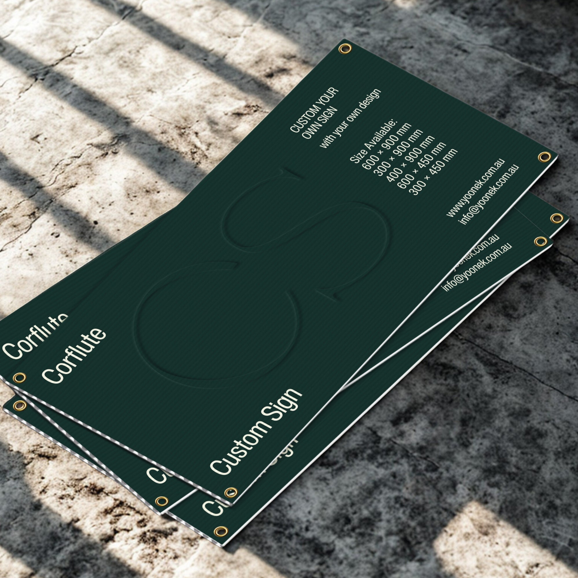 Custom Printed 5mm Business Corflute Sign, Corrugated Plastic Entrance Poster, Business, Construction Sites, Real Estate, Promotions Signage