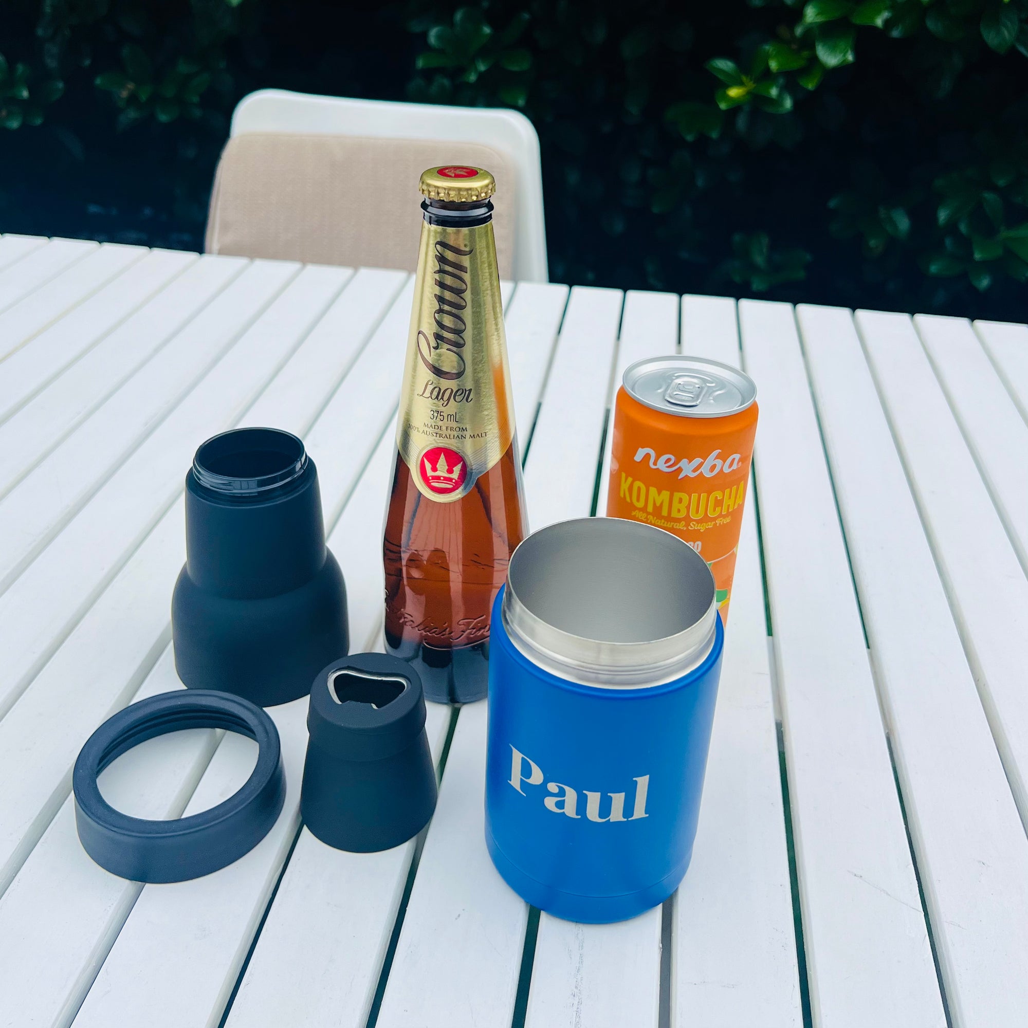 Personalised Detachable 3-in-1 Insulated Can Cooler/ Beer Bottle Opener Stubby Holder