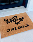 Personalised Coir Doormat, Customised UV Printed Coconut Fibre Front Entry Property Estate Logo Welcome Outdoor Indoor Mat Housewarming Gift