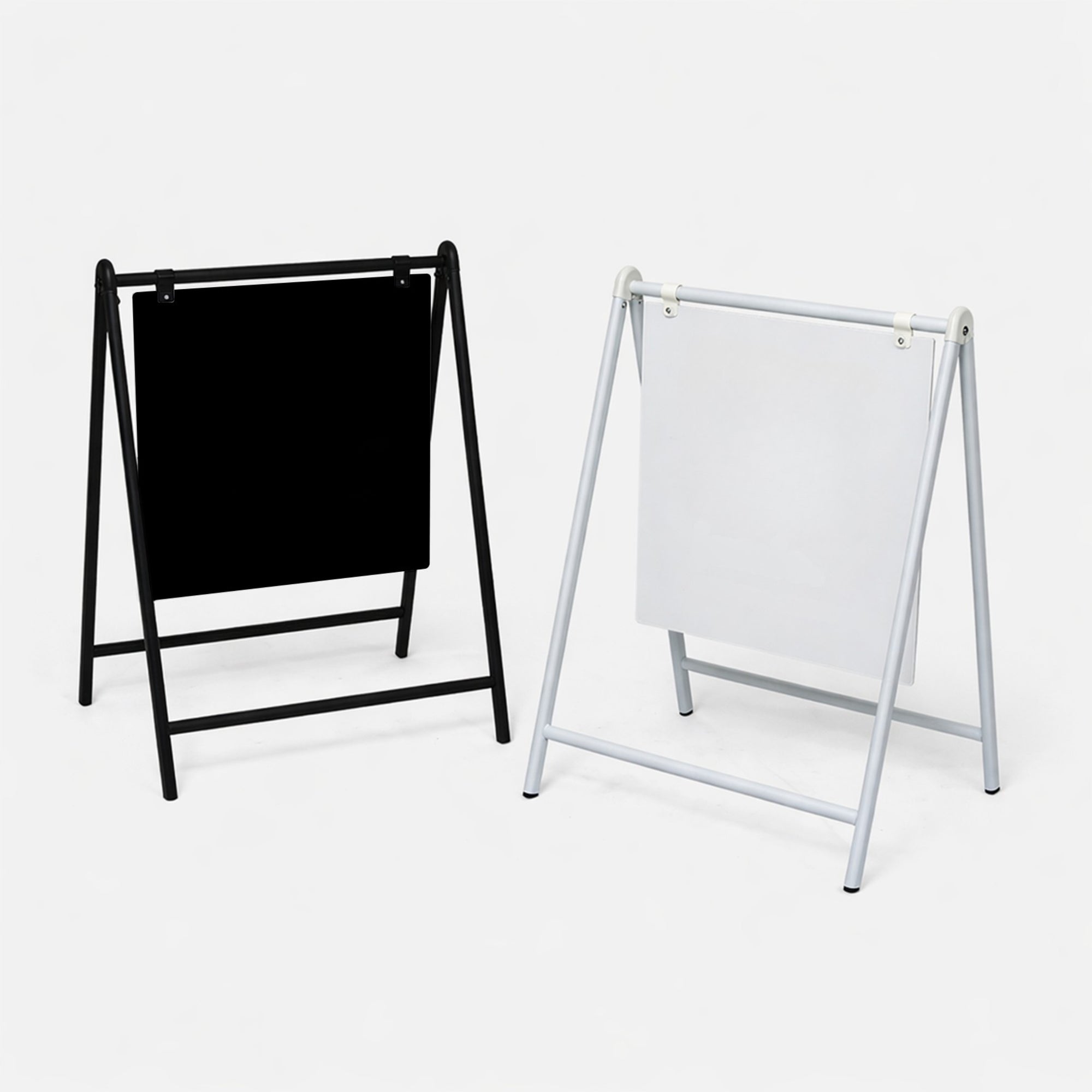 Metal Swing A-Frame &amp; Custom UV Print Aluminum Panel, Outdoor Sidewalk Direction, Footpath Retail, Cafe, Restaurant, Business Advertise Sign