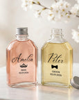 Personalised 100ml Square Arch Glass Mini Bottles, Custom Print Cocktai Shot Bonbonniere, Wedding Favour Groomsmen Bridesmaid Corporate Gift