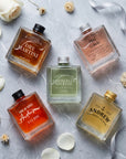 Personalised 100ml Square Clear Glass Mini Bottles, Custom Print Cocktai Shot Bonbonniere Wedding Favour Groomsmen Bridesmaid Corporate Gift