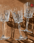 Personalised 280ml Italian Crystal Wine Goblet Glass, Custom Engraved RCR Cristalleria Glassware, Housewarming Barware Birthday Wedding Gift