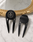 Personalised 3-in-1 golf divot tool with magnetic ball marker and bottle opener custom engraved