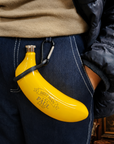 Personalised Banana Hip Flask 5oz, Custom Engraved Novelty Stainless Steel Flask with Hook & Funnel, Funny Bucks Party Birthday Travel Gift 