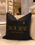 Personalised Embroidered Cotton Cushion Cover 50x50cm, Custom Name & Monogram Throw Pillowcase, Home Décor, Housewarming, Wedding, Xmas Gift