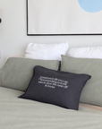 Personalised Embroidered Textured Lumbar Cushion Cover, Custom Name, Monogram Rectangular Throw Pillowcase Xmas Home Décor Housewarming Gift