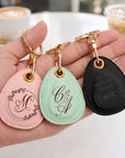 Personalised Key Fob/ Pet Tracker Holder, Custom Engraved Smart Tag Cover, Business NFC Keychain, Digital Card Social Web Promotion, QR Scan