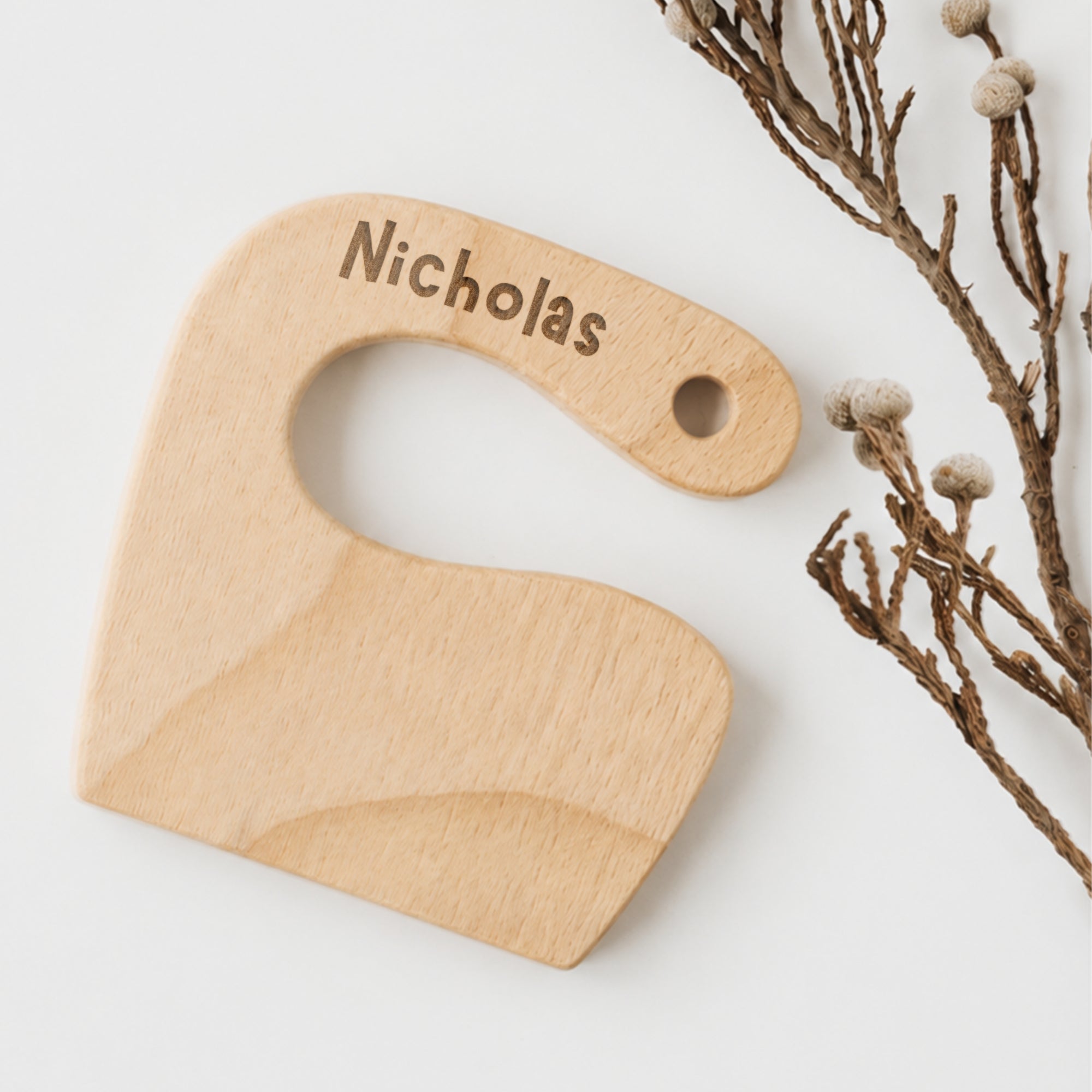 Personalised Kid Wooden Kitchen Cooking Tool Set & Cutting Board, Custom Engraved Junior Chef Children Learning Toy Baby First Birthday Gift