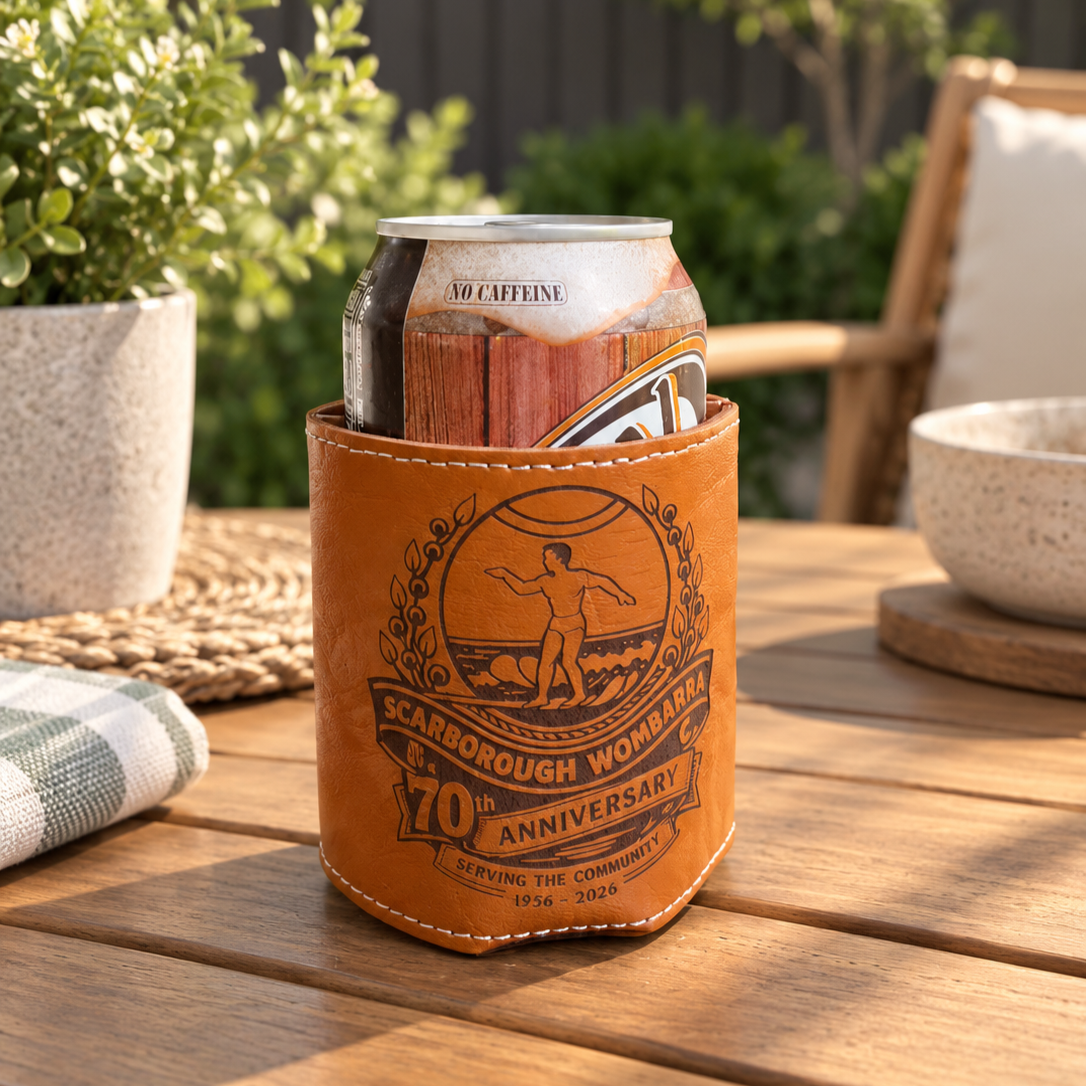 Personalised Leatherette Insulated Beer Can Stubby Holder, Custom Engraved Name Logo Bottle Cooler Sleeve, Father Gift , Groomsmen Proposal