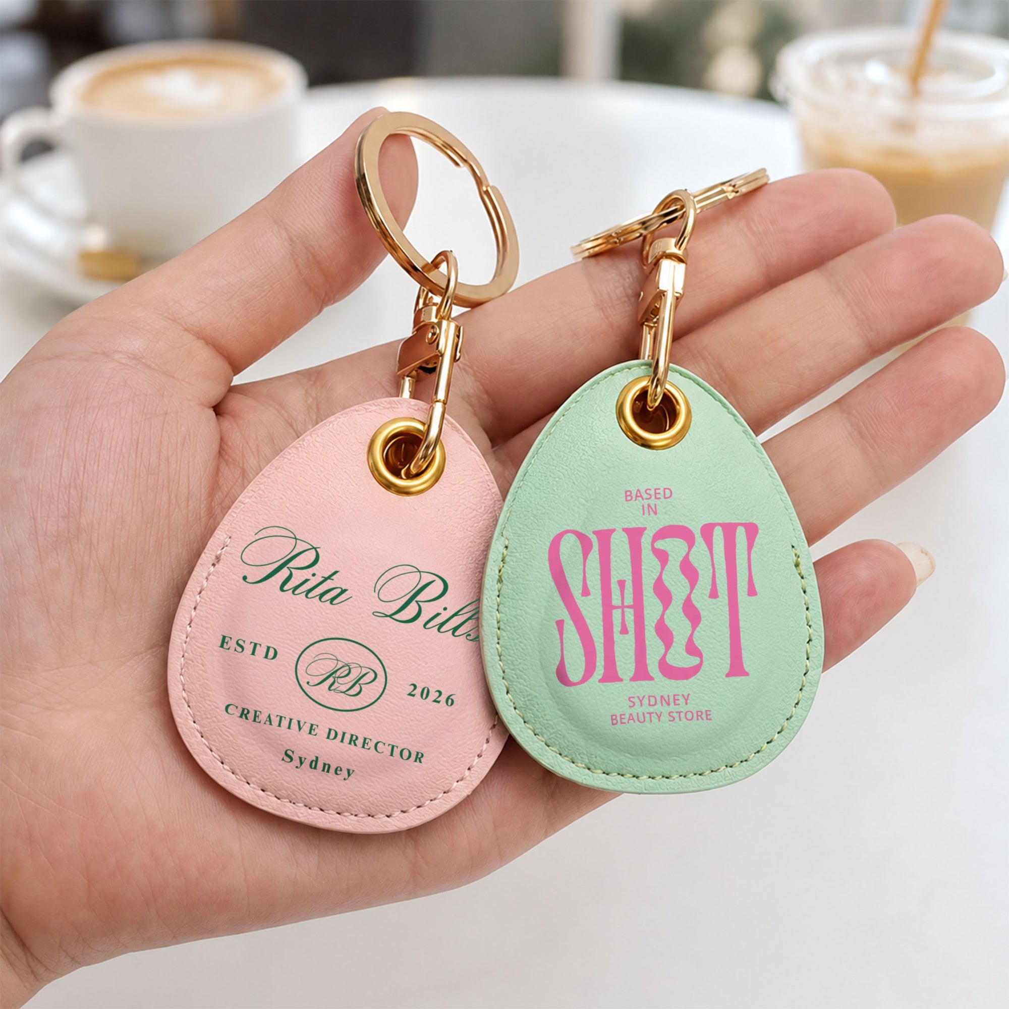 Personalised Logo Key Fob Holder, Custom UV Print Smart Tag Cover, Brand Business NFC Keychain, Digital Card, Social Web Promotion, QR Scan