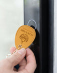 Personalised Logo Key Fob Holder, Custom UV Print Smart Tag Cover, Brand Business NFC Keychain, Digital Card, Social Web Promotion, QR Scan