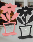 Personalised Pot Plant Award Plaque/ Custom 3D Acrylic School Teacher Appreciation Trophy, Sport Coach, Mentor Keepsake, Xmas Corporate Gift